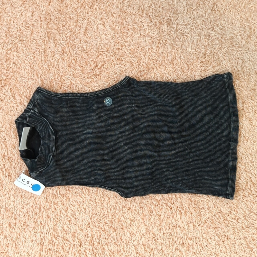 PacSun Nollie Black Stretch‎ Knit Sleeveless Top Size XS